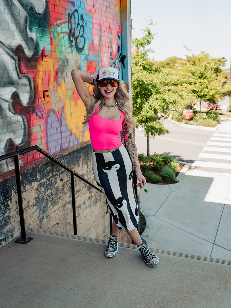 YIN TO MY YANG MIDI SKIRT S-XL