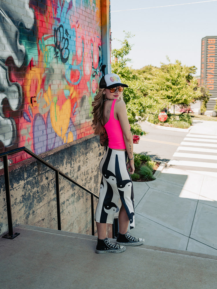 YIN TO MY YANG MIDI SKIRT S-XL