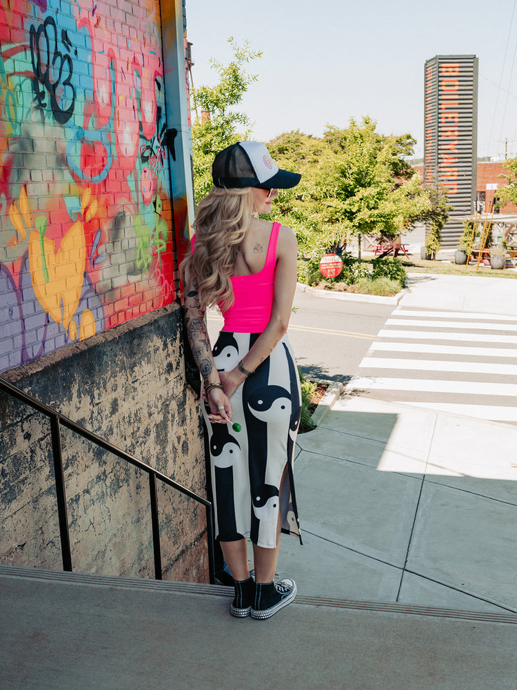 YIN TO MY YANG MIDI SKIRT S-XL
