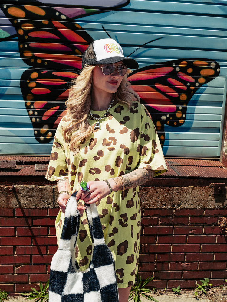 WILD THING LEOPARD T-SHIRT DRESS
