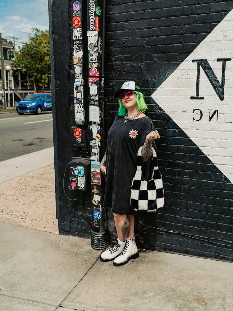 DON'T TELL ME TO SMILE TSHIRT DRESS S-3XL