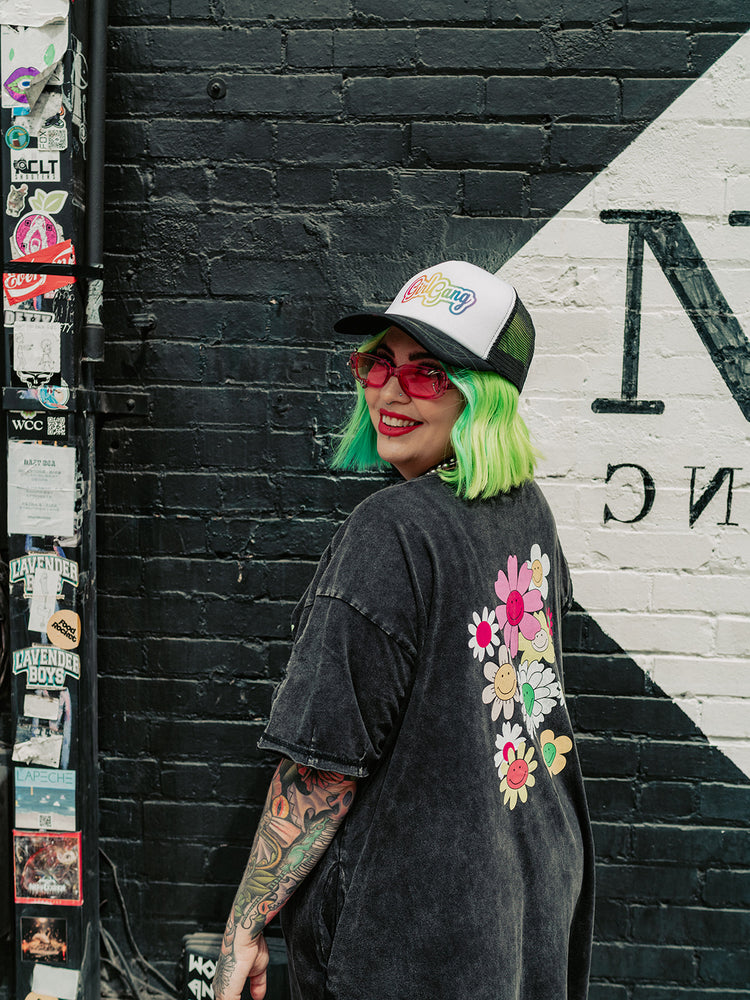 DON'T TELL ME TO SMILE TSHIRT DRESS S-3XL