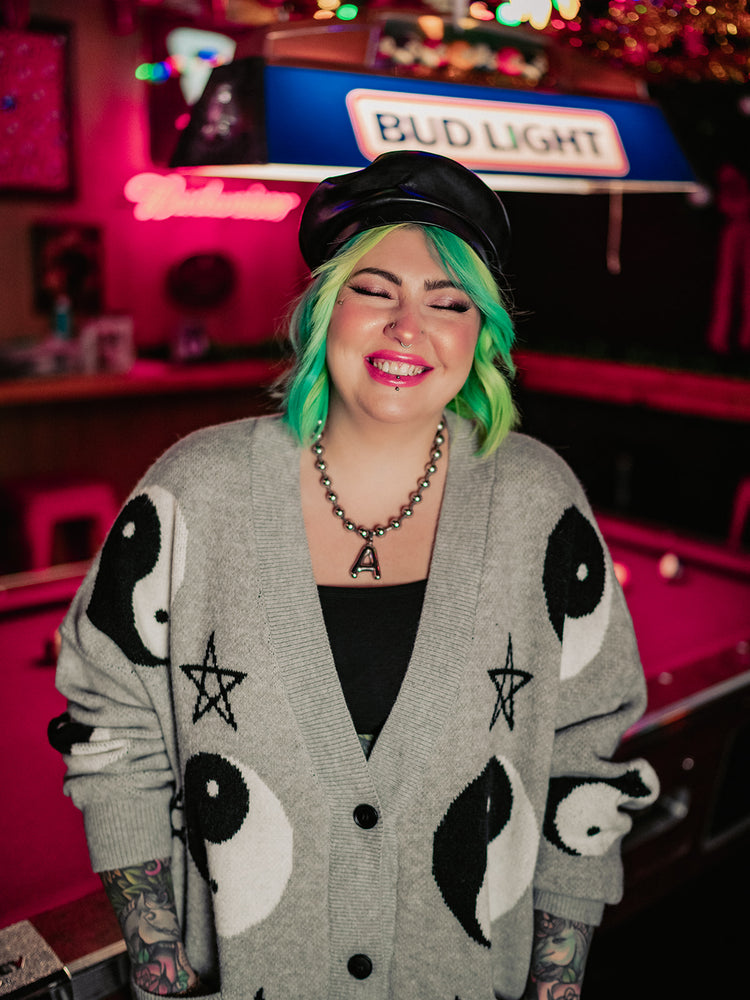 COSMIC BALANCE OVERSIZED CARDIGAN