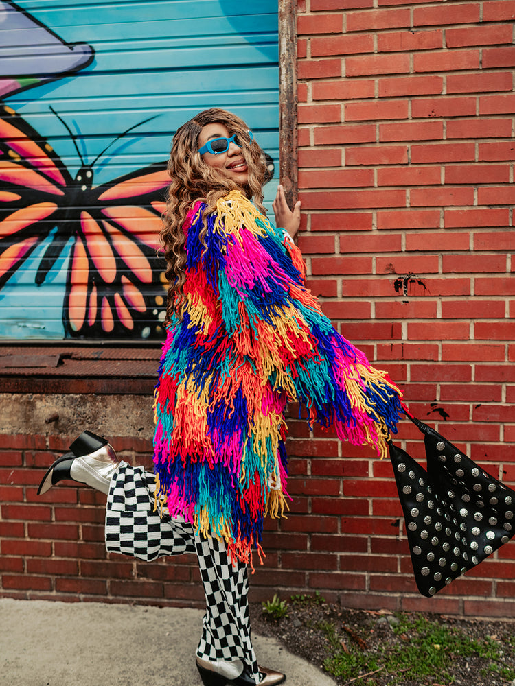 BORN TO BE SEEN LUXE CROCHET CARDIGAN