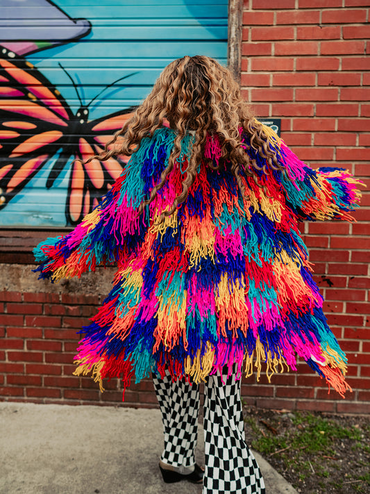 BORN TO BE SEEN LUXE CROCHET CARDIGAN