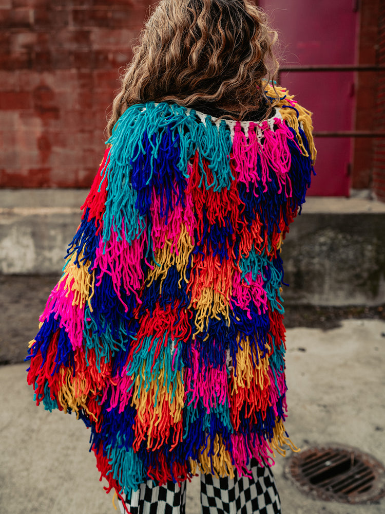 BORN TO BE SEEN LUXE CROCHET CARDIGAN