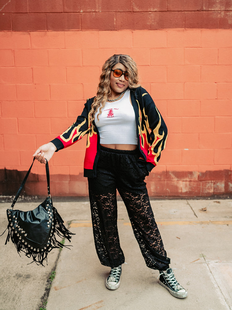 EYES ON ME LACE PANTS