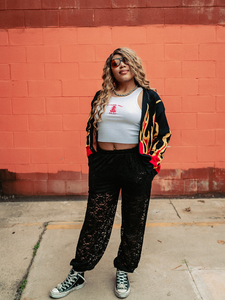 EYES ON ME LACE PANTS