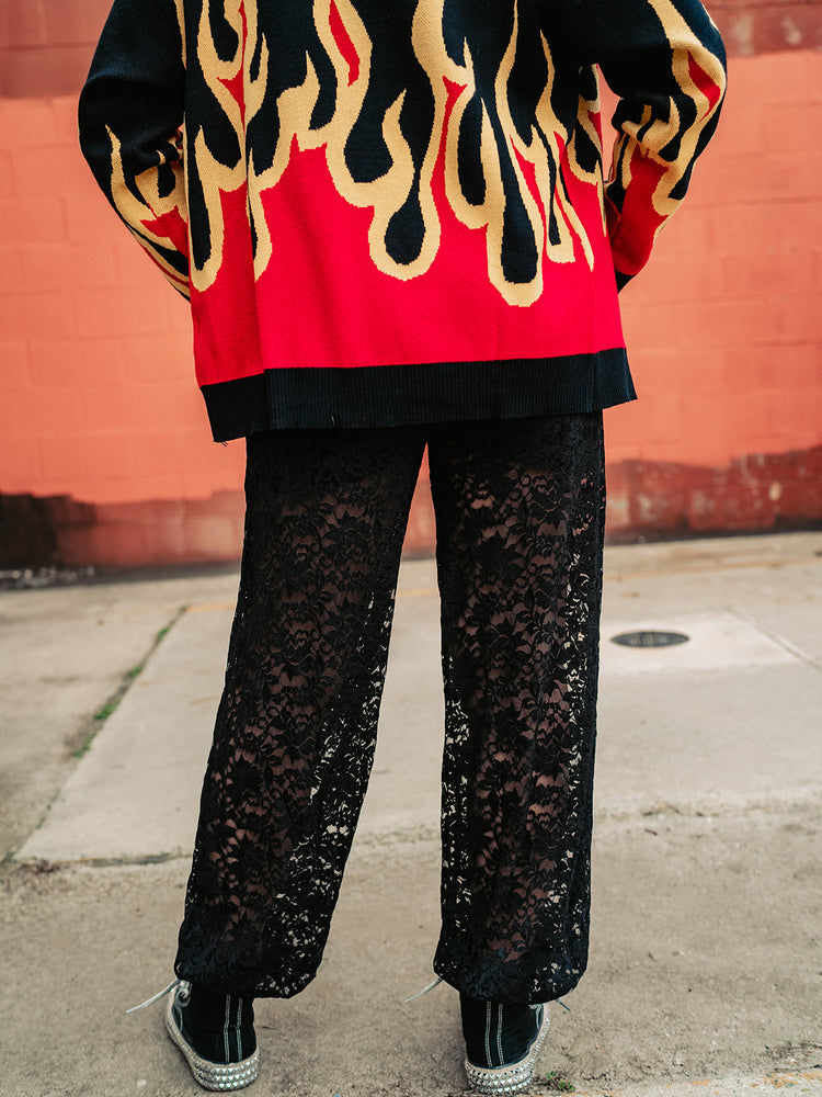 EYES ON ME LACE PANTS