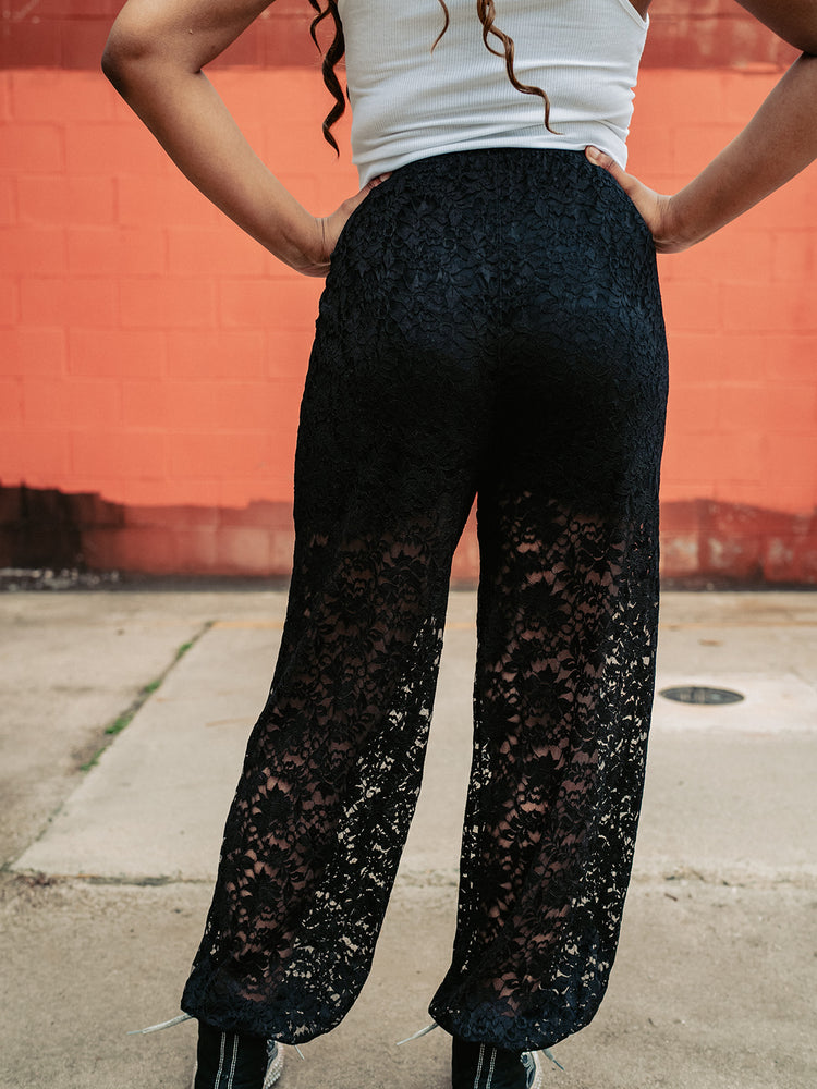 EYES ON ME LACE PANTS