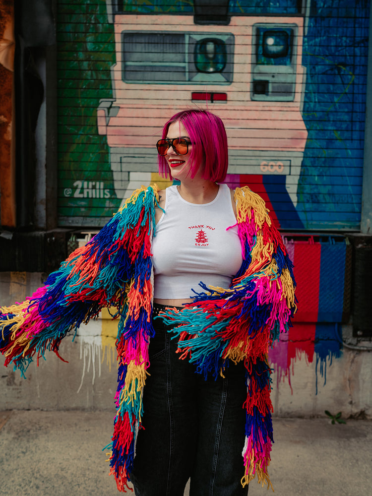 BORN TO BE SEEN LUXE CROCHET CARDIGAN