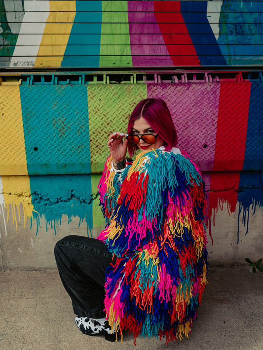 BORN TO BE SEEN LUXE CROCHET CARDIGAN