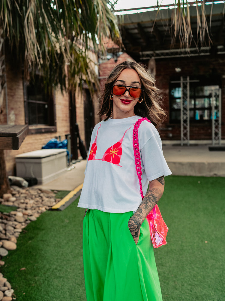 FAKE IT TIL YOU MAKE IT BIKINI TEE