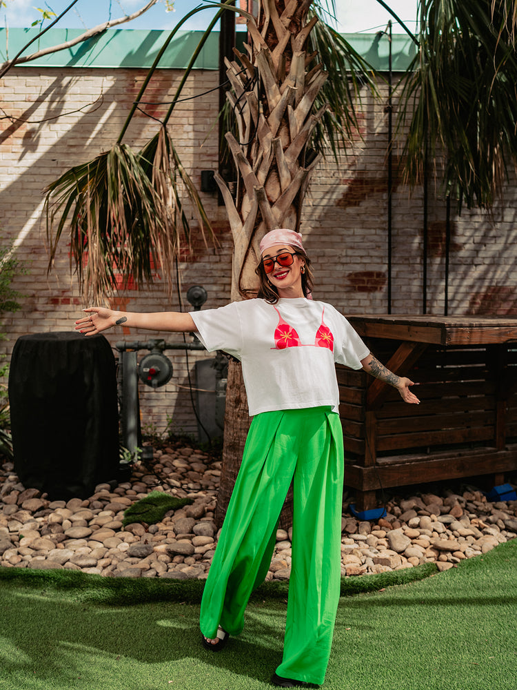 MAKE IT LOUD WIDE LEG PANTS