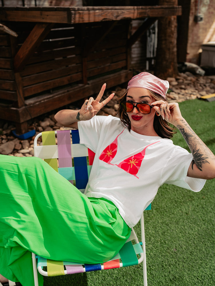 FAKE IT TIL YOU MAKE IT BIKINI TEE