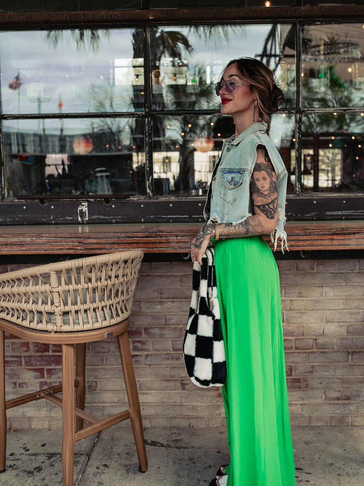 MAKE IT LOUD WIDE LEG PANTS