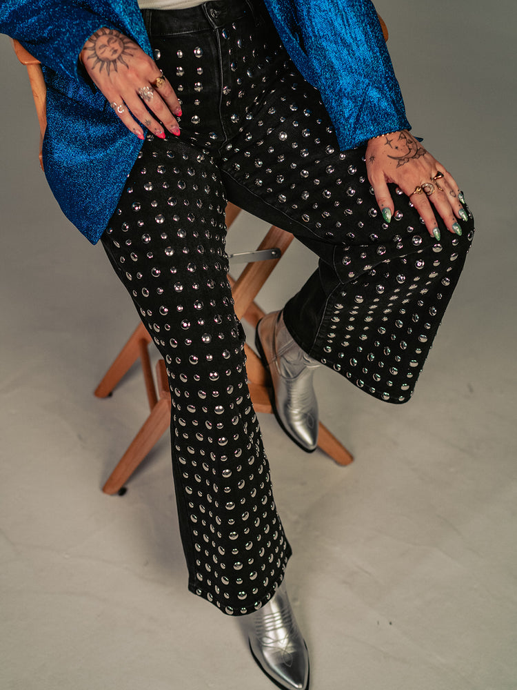 COSMIC CRUSH LUXE STUDDED JEANS