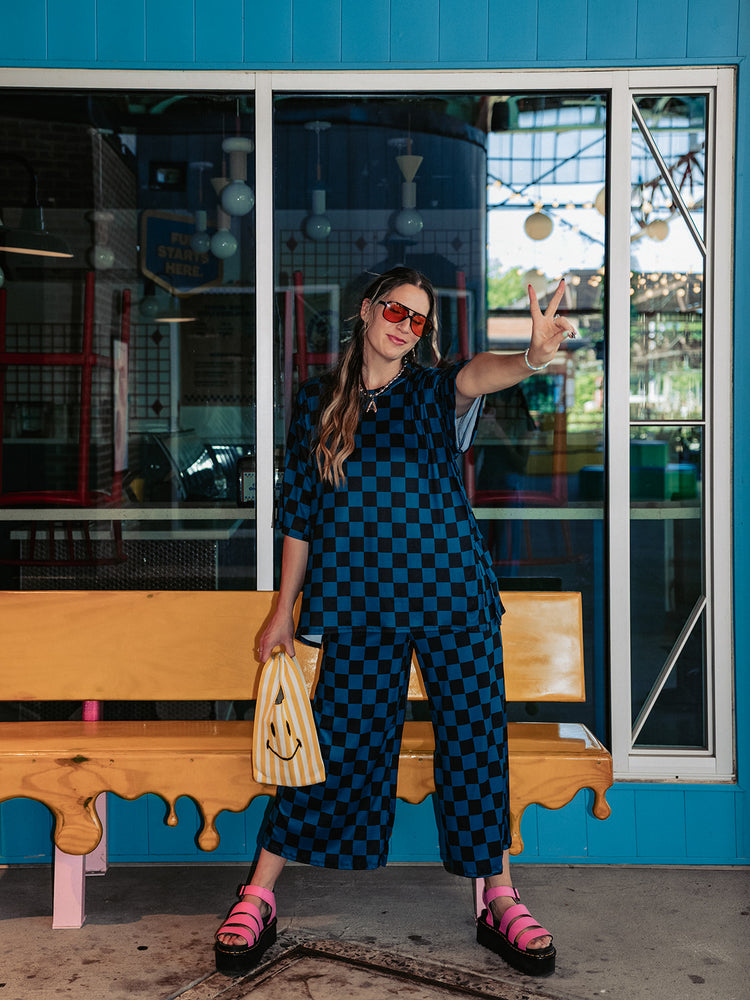 PRETTY IN PUNK MATCHING SET IN TOTALLY TEAL S-XL