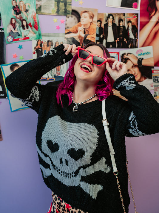 BAD TO THE BONE KNIT SWEATER