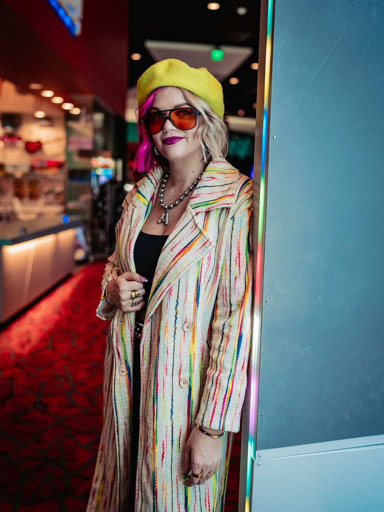 MORE COLOR PLEASE BUTTON DOWN COAT