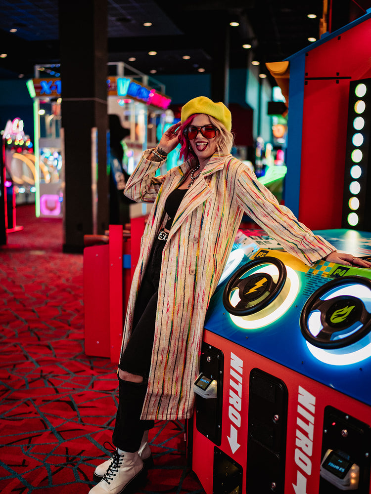 MORE COLOR PLEASE BUTTON DOWN COAT