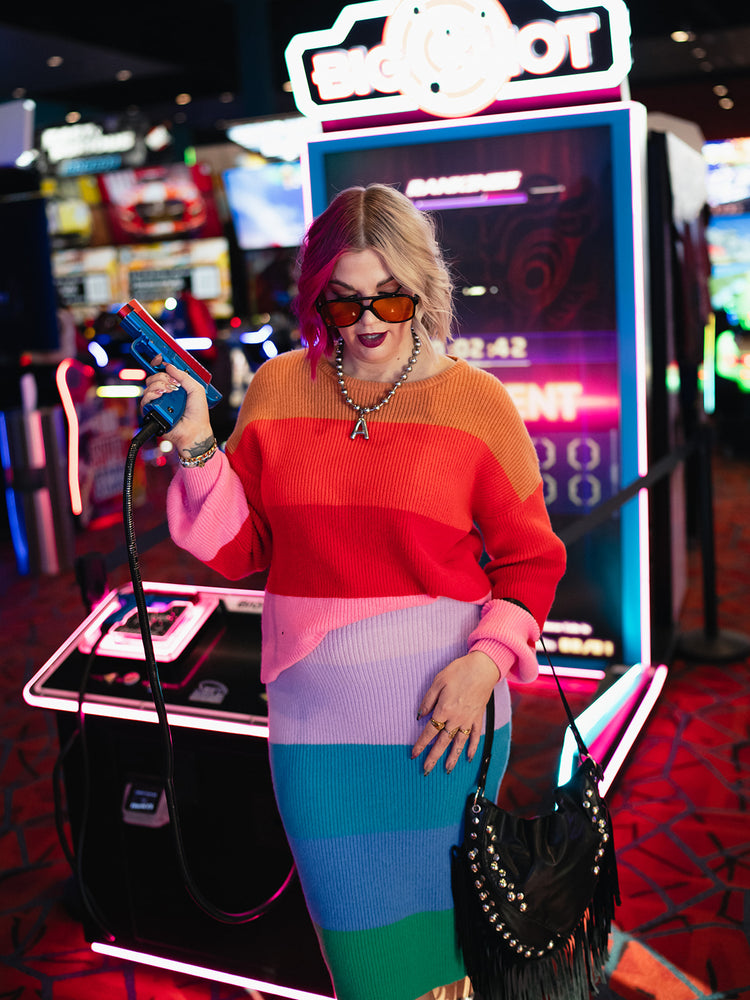 *PREORDER* RAINBOW SORBET MATCHING SKIRT SET S-3XL