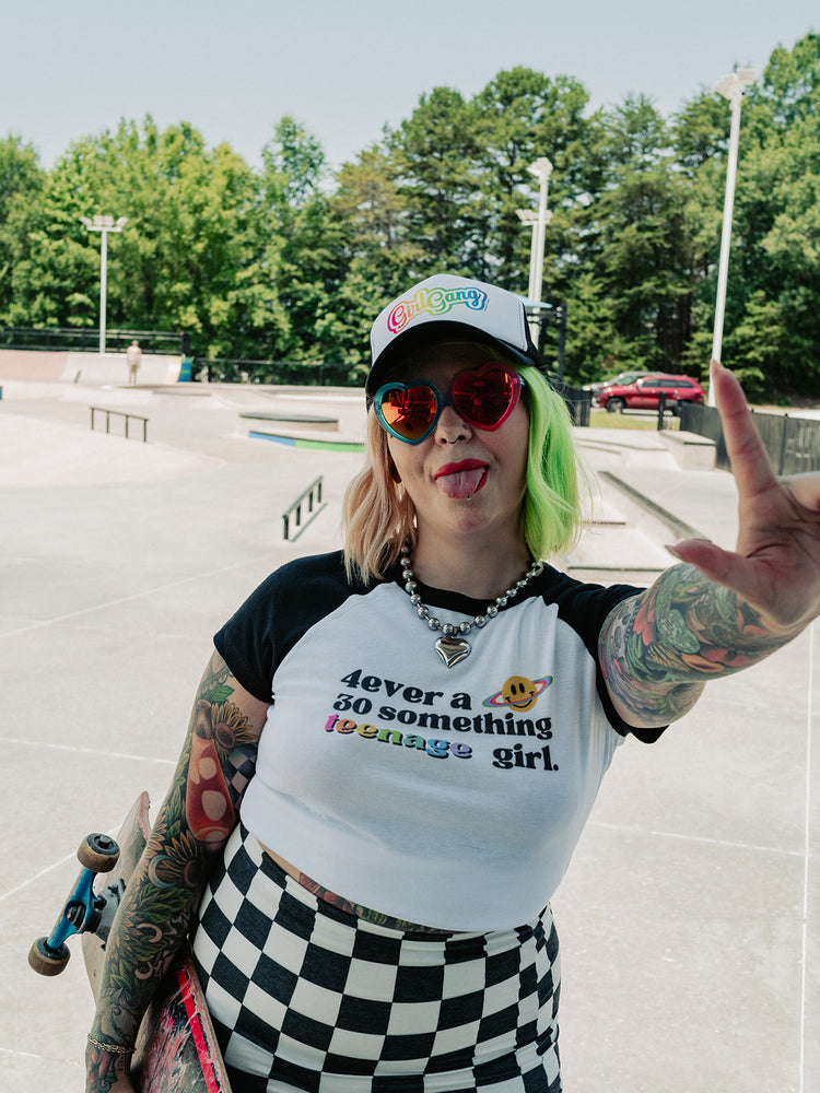 ALORA EDEN EXCLUSIVE: TEENAGE GIRL CROPPED TEE S-2XL