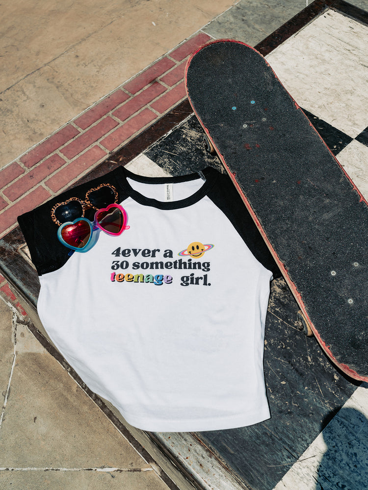 ALORA EDEN EXCLUSIVE: TEENAGE GIRL CROPPED TEE S-2XL