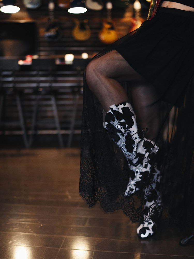 AFTER MIDNIGHT LACE MAXI SKIRT