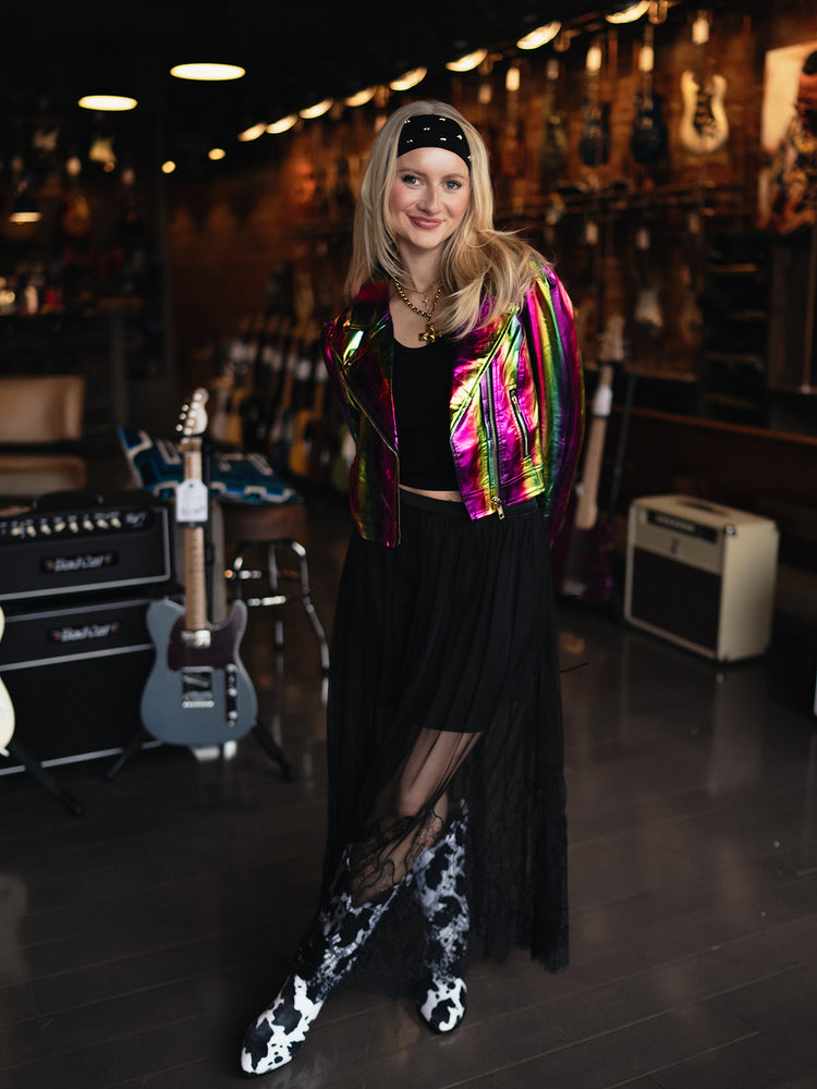 AFTER MIDNIGHT LACE MAXI SKIRT