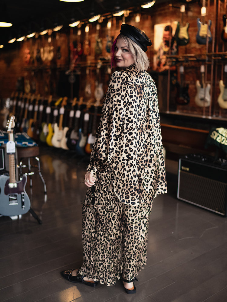 ALMOST FAMOUS LEOPARD MATCHING SET