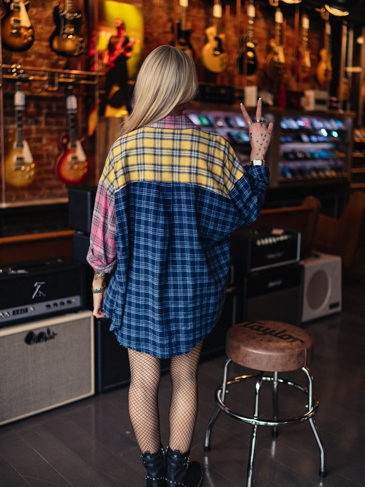 MIXTAPE MUSE COLORBLOCK PLAID