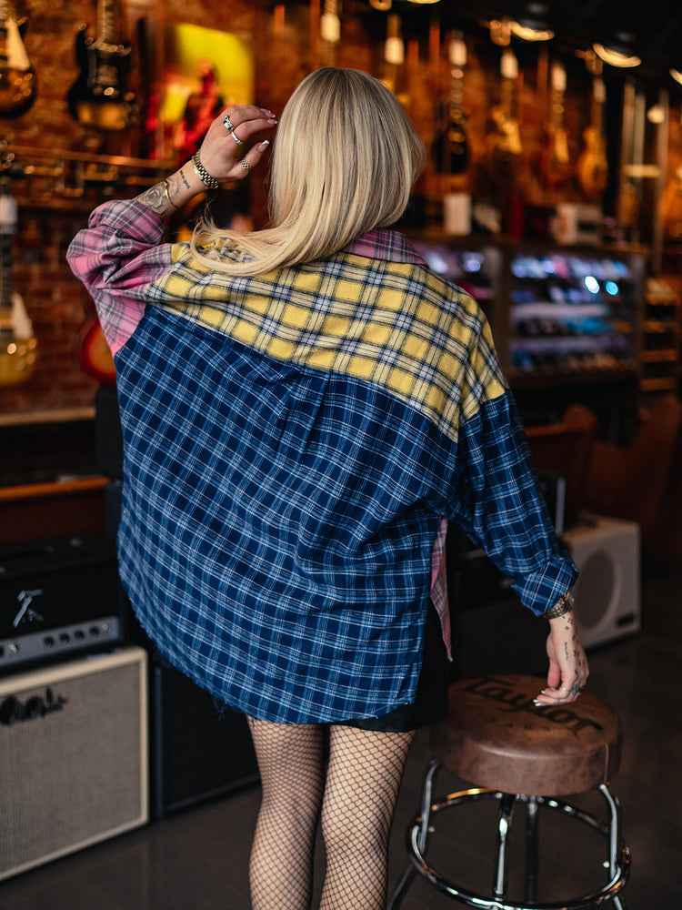 MIXTAPE MUSE COLORBLOCK PLAID