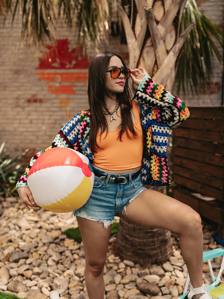 DO NOT DISTURB CROCHET CARDIGAN