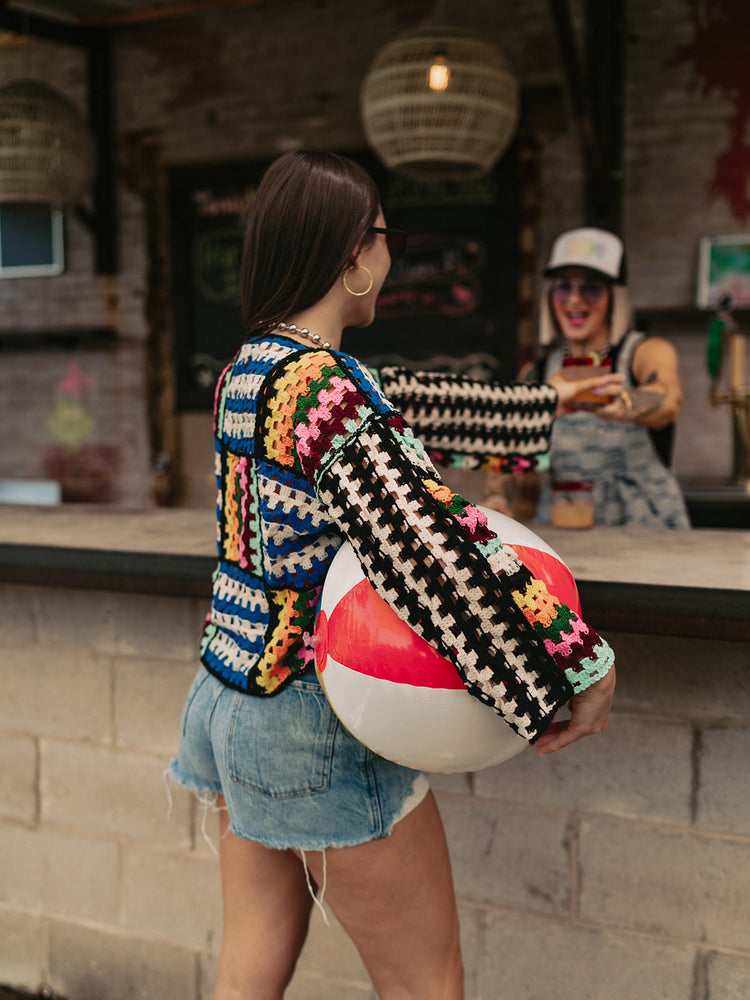 DO NOT DISTURB CROCHET CARDIGAN