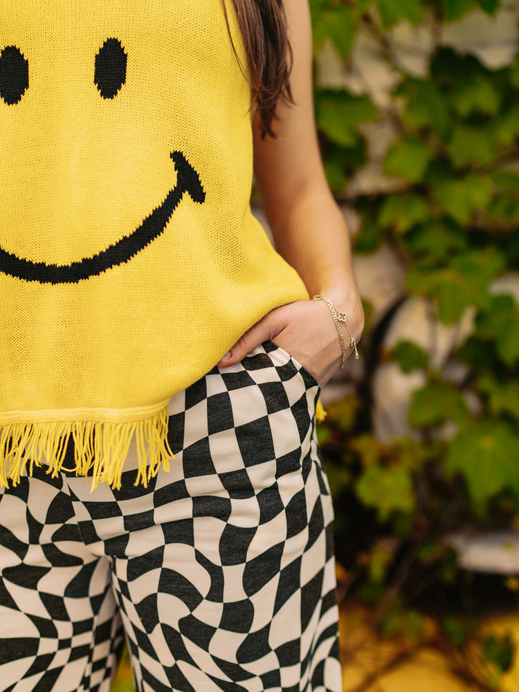 HAPPY LOOKS GOOD ON YOU KNIT TANK S-XL