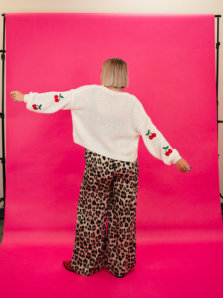 RUNNING WILD LEOPARD PRINT PANTS