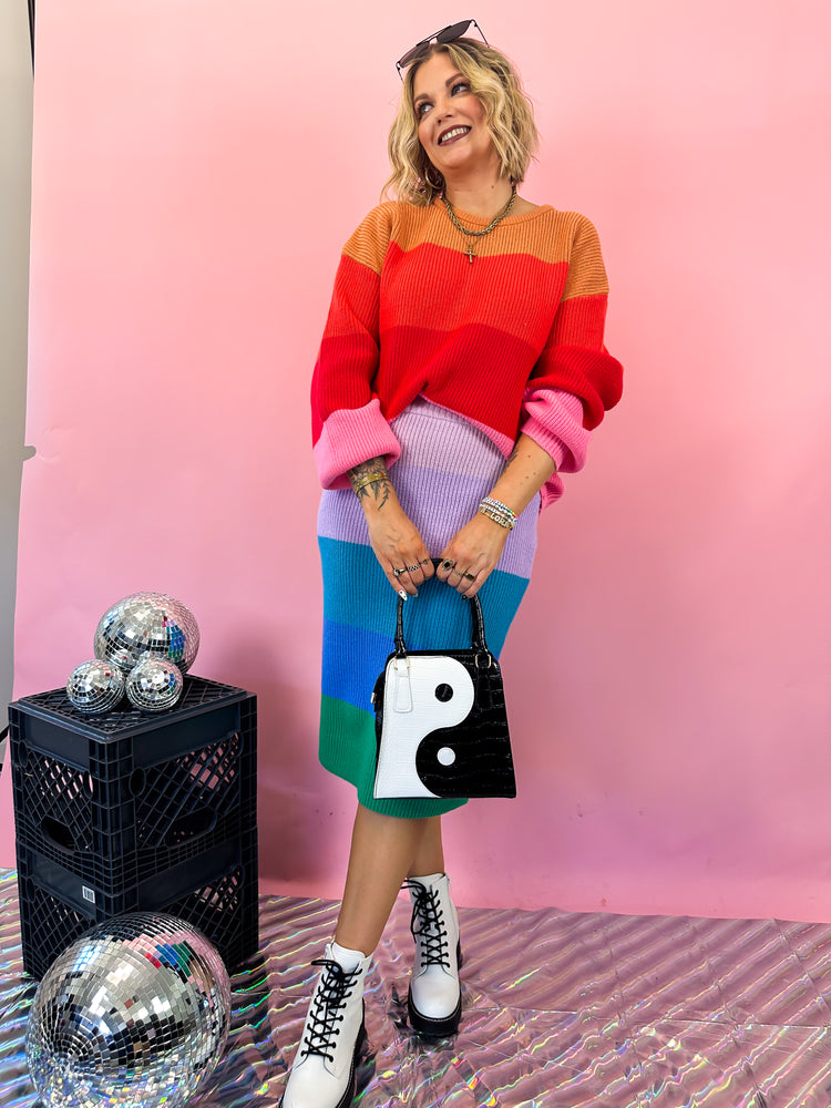 RAINBOW SORBET MATCHING SKIRT SET