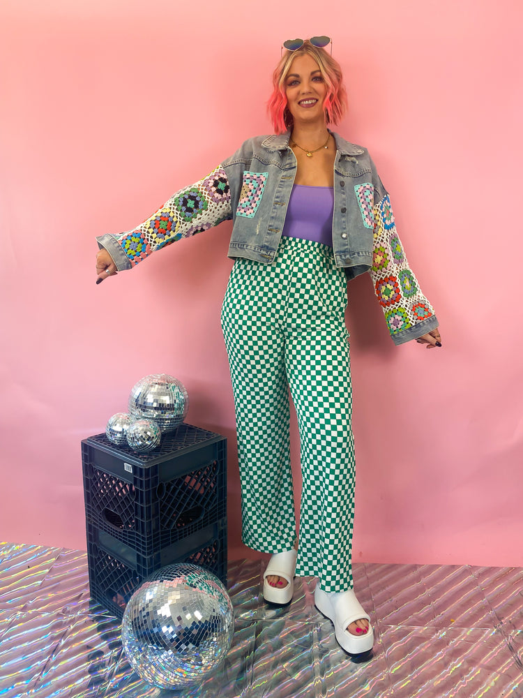 FEELS LIKE SUMMER MIXED MEDIA JACKET