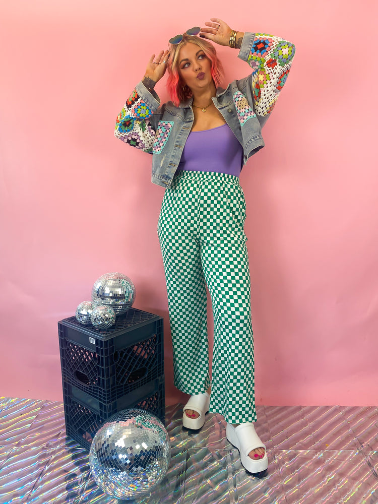 FEELS LIKE SUMMER MIXED MEDIA JACKET