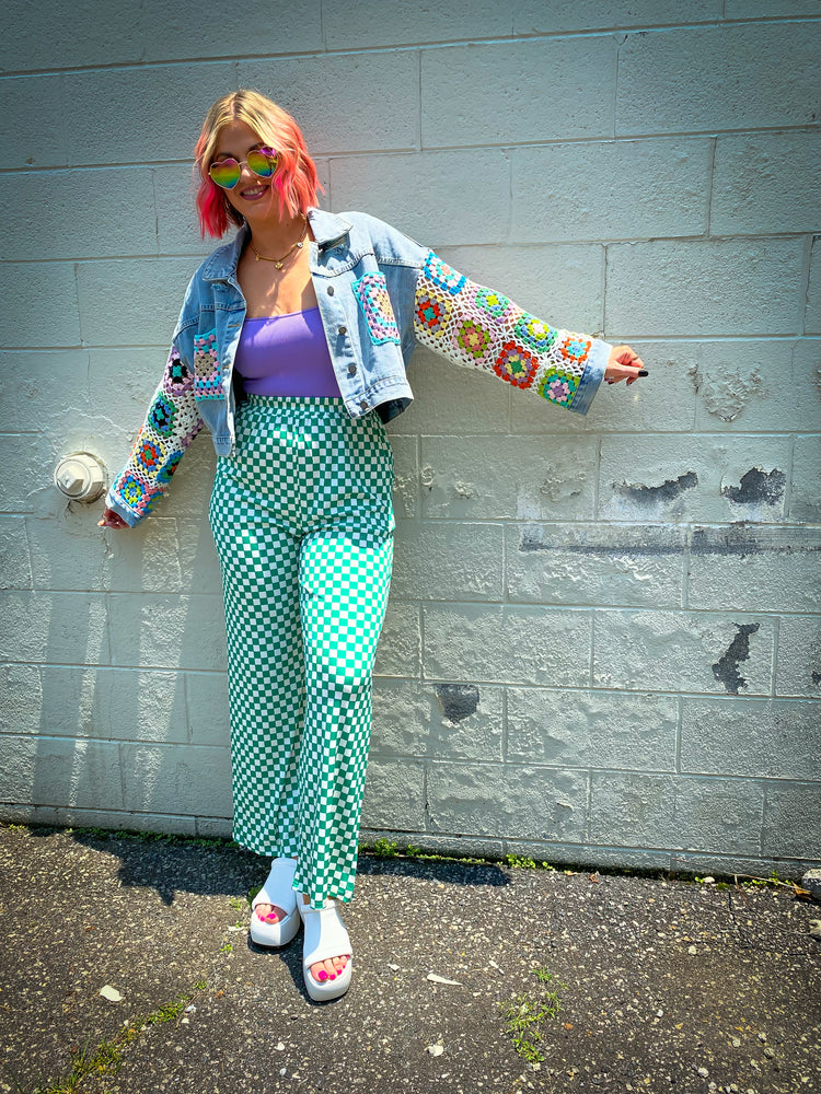 FEELS LIKE SUMMER MIXED MEDIA JACKET