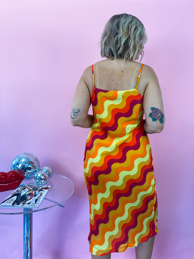 LEO SEASON MIDI SLIP DRESS