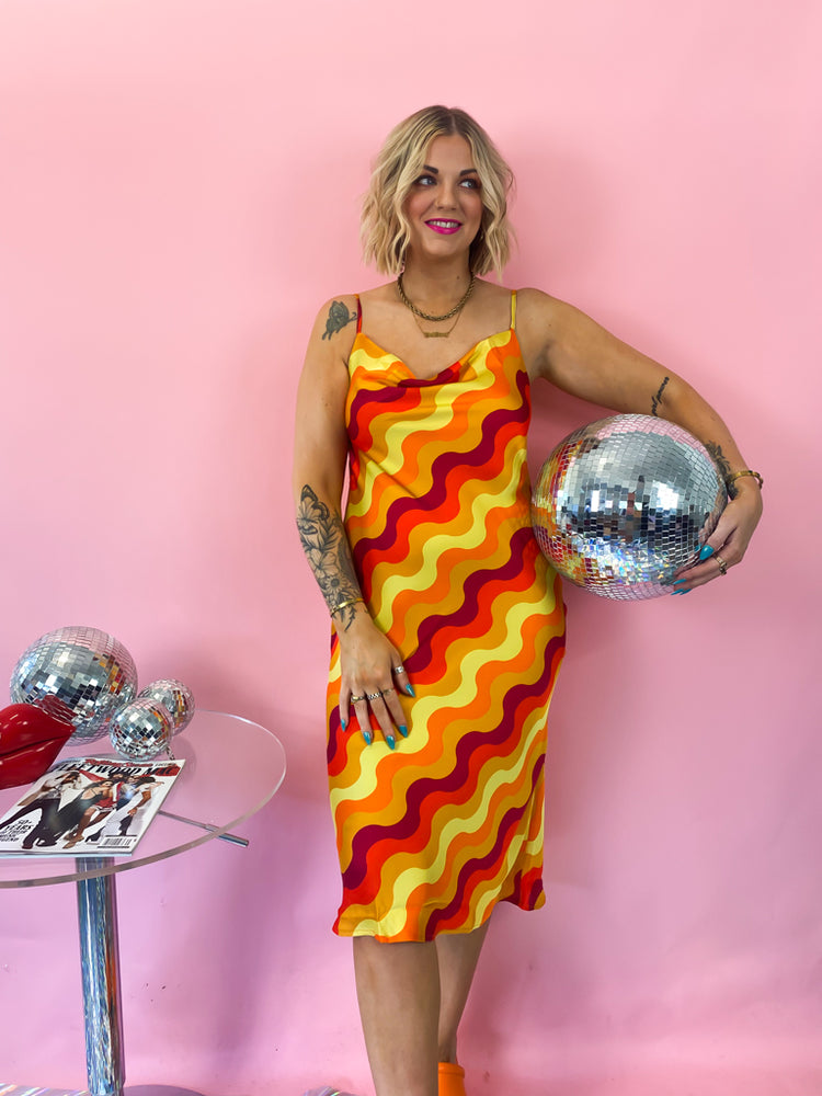 LEO SEASON MIDI SLIP DRESS
