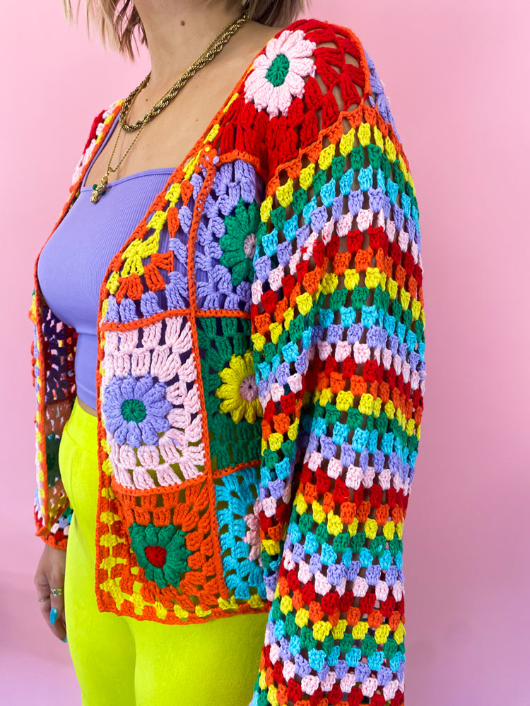 WALKING IN A DREAM LUXE CROCHET CARDIGAN *S-XL!*