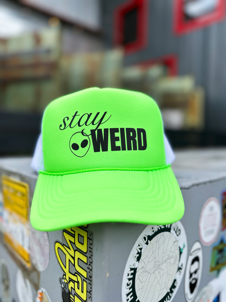 SHOP ALORA EDEN EXCLUSIVE: STAY WEIRD TRUCKER HAT