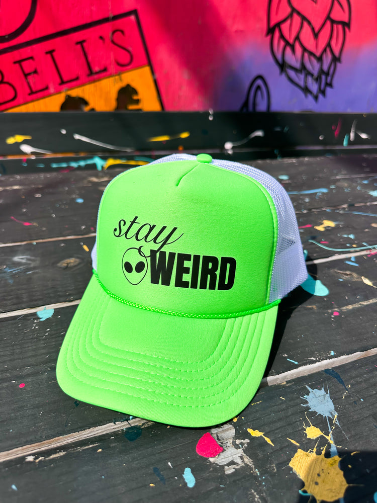 SHOP ALORA EDEN EXCLUSIVE: STAY WEIRD TRUCKER HAT