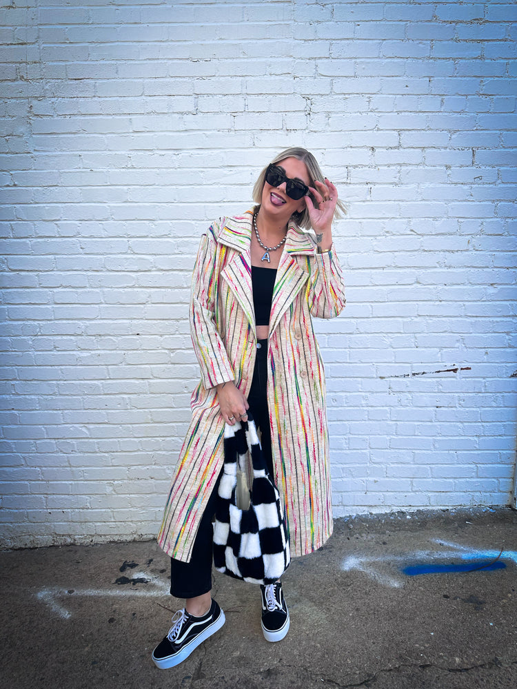 MORE COLOR PLEASE BUTTON DOWN COAT