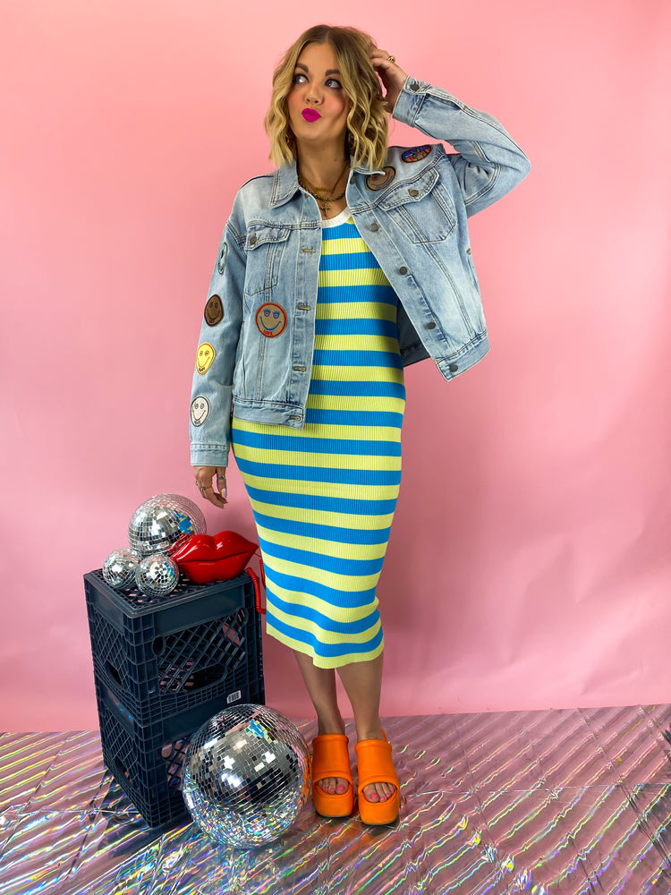 VACAY PLEASE KNIT DRESS