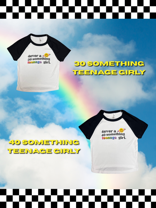 ALORA EDEN EXCLUSIVE: TEENAGE GIRL CROPPED TEE S-2XL