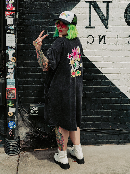 DON'T TELL ME TO SMILE TSHIRT DRESS S-3XL